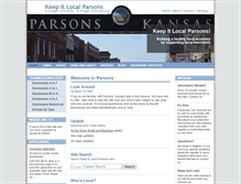 Tablet Screenshot of keepitlocalparsons.com